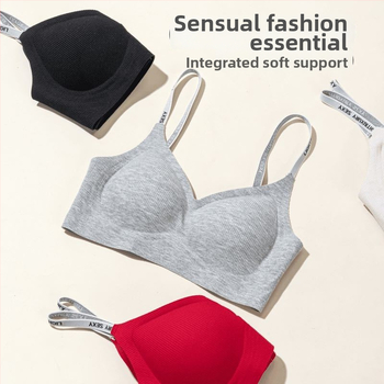 Sutien pentru femei, strângere și susținere superioară, cupe 3/4, material nylon, căptușeală nylon, bretele fixe, fără inele din oțel