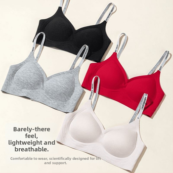 Sutien pentru femei, strângere și susținere superioară, cupe 3/4, material nylon, căptușeală nylon, bretele fixe, fără inele din oțel