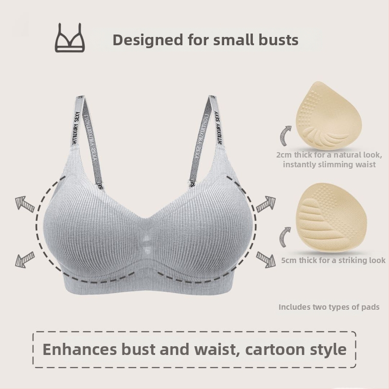 Sutien pentru femei, strângere și susținere superioară, cupe 3/4, material nylon, căptușeală nylon, bretele fixe, fără inele din oțel