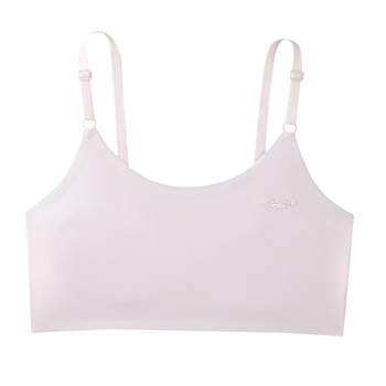 Dječja camisola za djevojčice - najlon, puna šalica, bez kostiju, podesive naramenice, podstava najlonom, prozračna Ice Silk