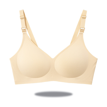 Žindymo liemenėlė su 7A antibakterine medžiaga, nailoninis audinys, plonas formuojamas puodeliai, žindymo funkcija