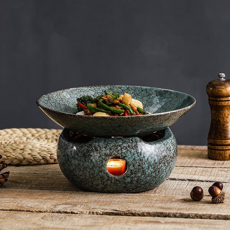 Porcelanska posuda za održavanje topline, japanski stil, jednostavan dizajn