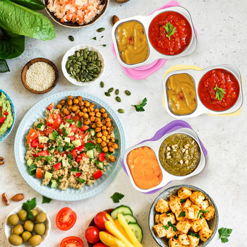 Силиконова кутия за съхранение на храна, квадратна форма, капацитет под 300 ml, подходяща за микровълнова, Longqian, възможност за печат на лого