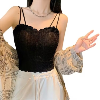 Najlon s ice silk za omatanje prsa, chest wrap/tube top, 3/4 šalice, oblikovana šalica s tankim gornjim dijelom i debljim donjim dijelom, stil remena, prozračan i udoban