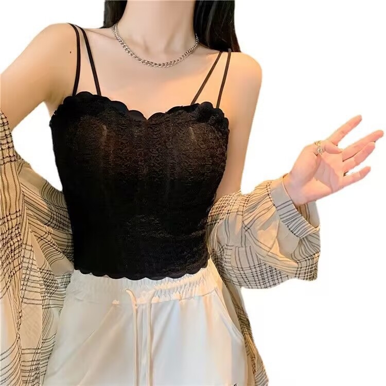 Najlon s ice silk za omatanje prsa, chest wrap/tube top, 3/4 šalice, oblikovana šalica s tankim gornjim dijelom i debljim donjim dijelom, stil remena, prozračan i udoban