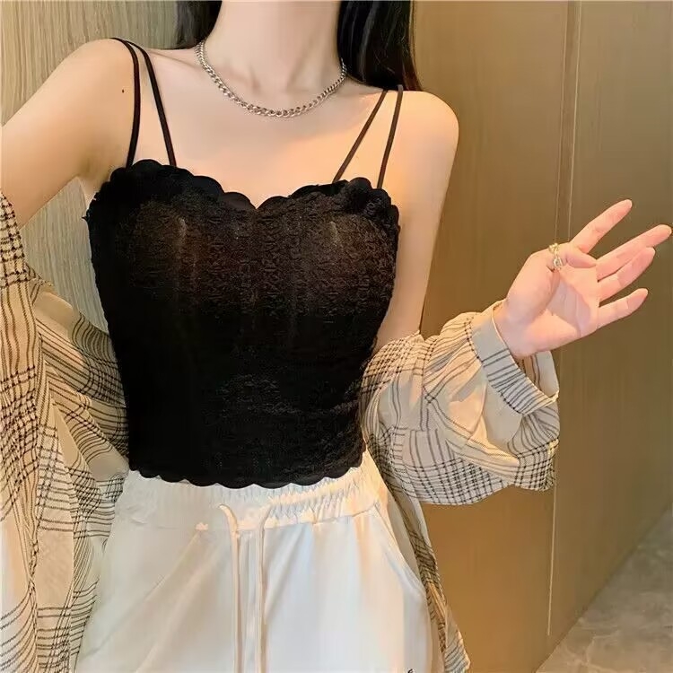 Najlon s ice silk za omatanje prsa, chest wrap/tube top, 3/4 šalice, oblikovana šalica s tankim gornjim dijelom i debljim donjim dijelom, stil remena, prozračan i udoban