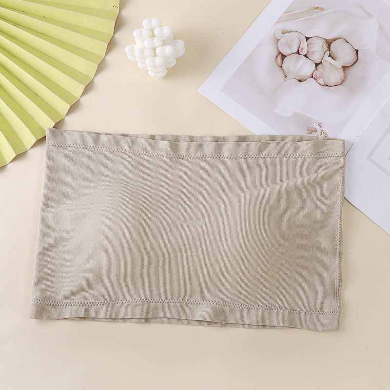 Без презрамки бандео сутиен - безшевен, приятен допир до кожата, красив гръб, лек нейлон (70–80% съдържание) Die shifang