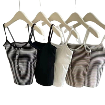 Pamučni top s tankim naramenicama, okrugli izrez, 90–95% pamuka, 181–200 g/m2, za sve sezone