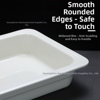 Keraamilised buffee serveerimisnõud hotellidele, ZHILISHI bränd, Hiina stiil, ruudu- ja ümmargused portsjoninõud