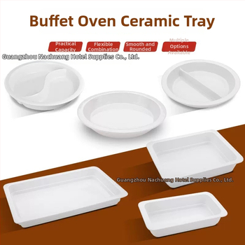 Keraamilised buffee serveerimisnõud hotellidele, ZHILISHI bränd, Hiina stiil, ruudu- ja ümmargused portsjoninõud