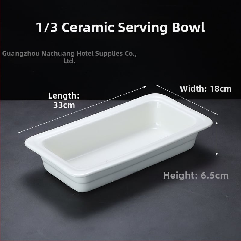 Keraamilised buffee serveerimisnõud hotellidele, ZHILISHI bränd, Hiina stiil, ruudu- ja ümmargused portsjoninõud