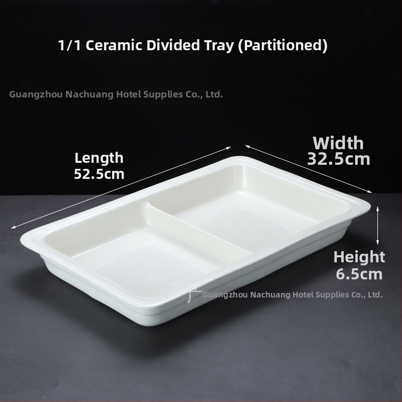 Keraamilised buffee serveerimisnõud hotellidele, ZHILISHI bränd, Hiina stiil, ruudu- ja ümmargused portsjoninõud