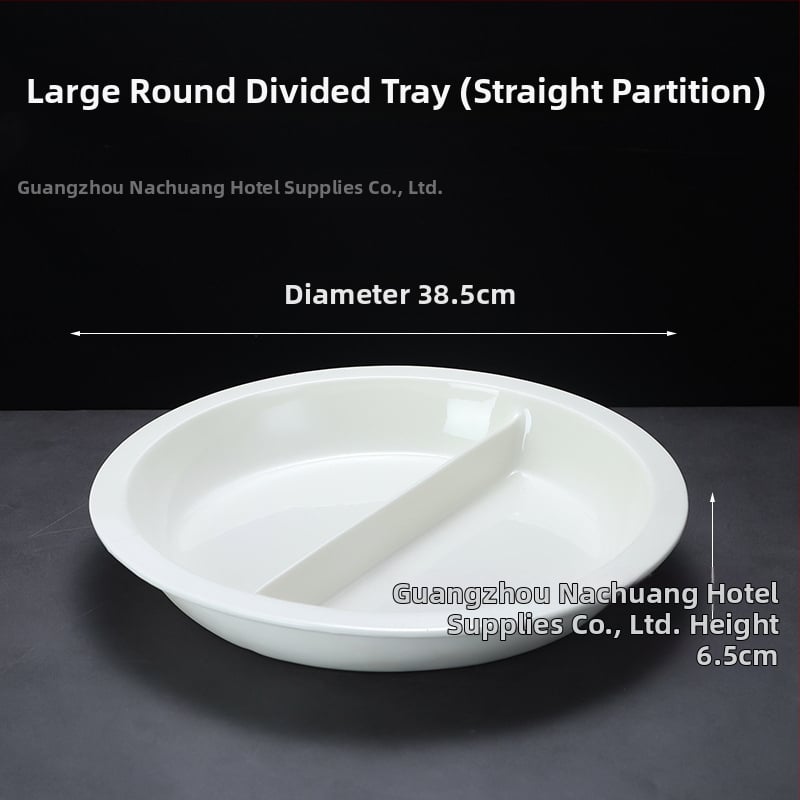 Keraamilised buffee serveerimisnõud hotellidele, ZHILISHI bränd, Hiina stiil, ruudu- ja ümmargused portsjoninõud