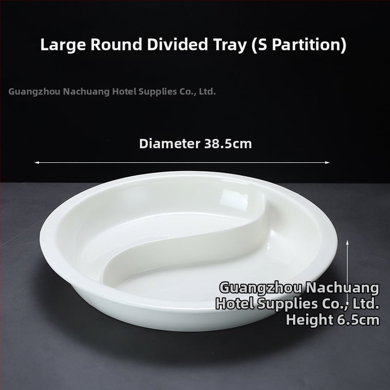 Keraamilised buffee serveerimisnõud hotellidele, ZHILISHI bränd, Hiina stiil, ruudu- ja ümmargused portsjoninõud