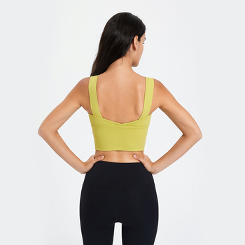 EUJR Bevielis sportinis liemenėlė laukiniams užsiėmimams – viskas viename aukštos intensyvumo treniruotėms, pilnas puodelio dydis, vidutinio formos puodelis, dvigubi pečių dirželiai, nailonas 75% / spandeksas 25%