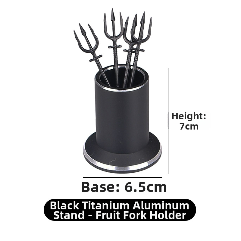 Dantų krapštukų laikiklis - Space Aluminum, atsparus kritimui, šviesus prabangos stilius, barui ir namų naudojimui