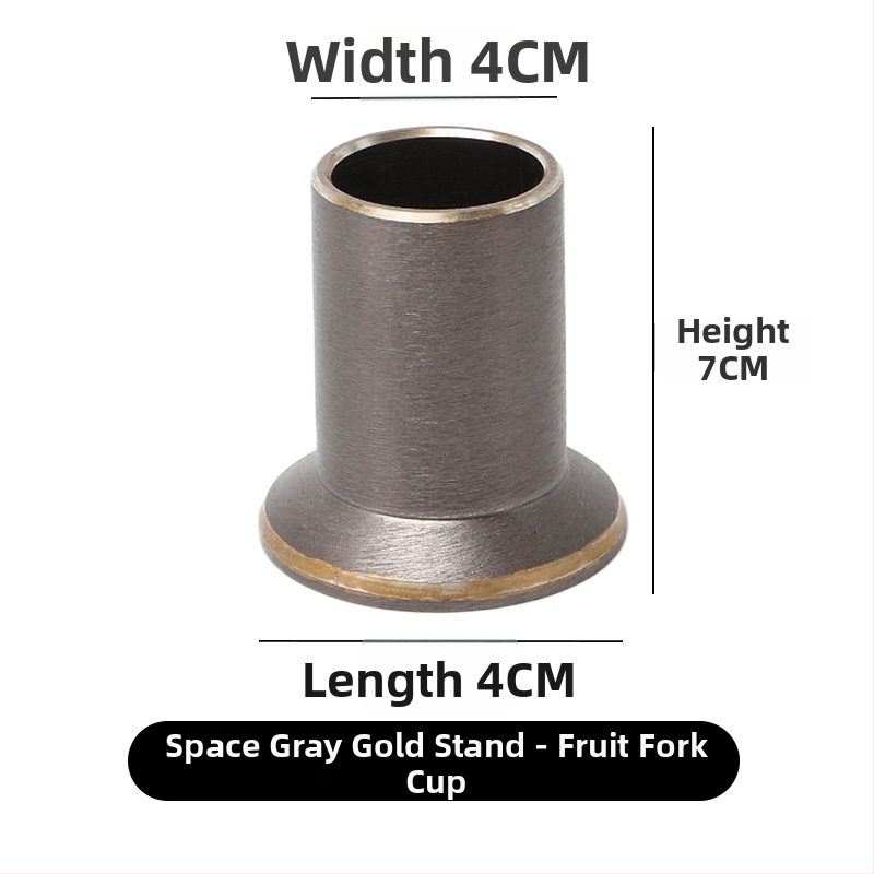 Dantų krapštukų laikiklis - Space Aluminum, atsparus kritimui, šviesus prabangos stilius, barui ir namų naudojimui