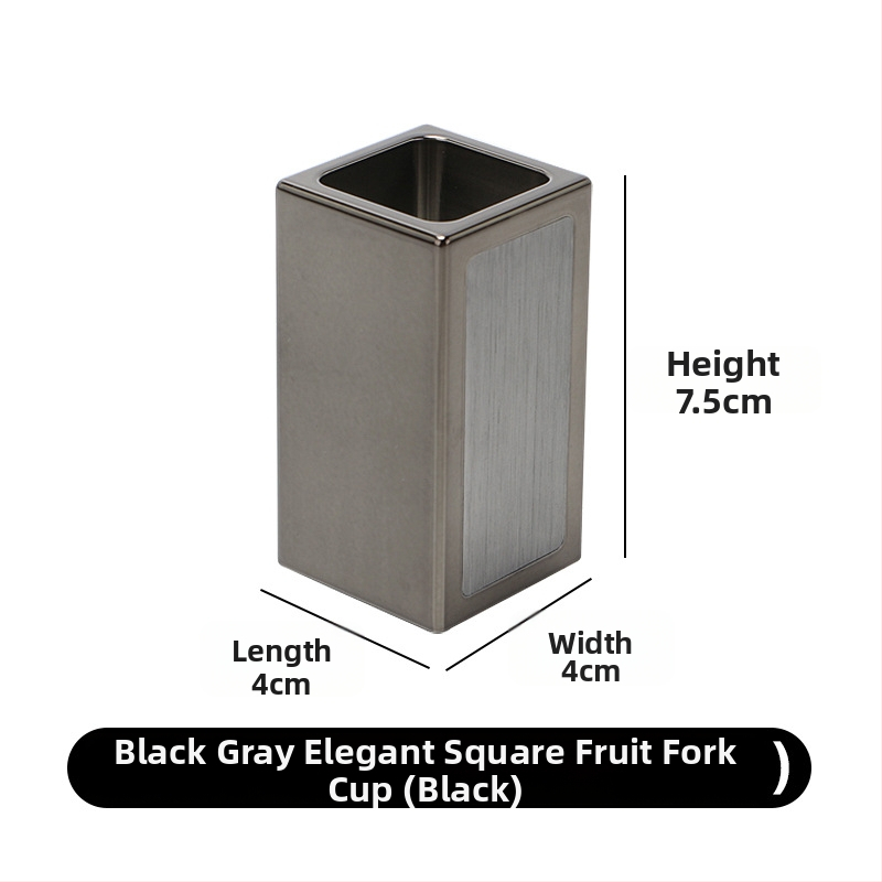 Dantų krapštukų laikiklis - Space Aluminum, atsparus kritimui, šviesus prabangos stilius, barui ir namų naudojimui