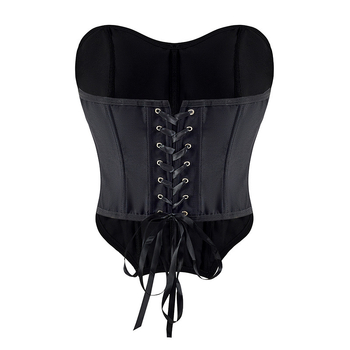 Μπούστο τοπ χωρίς τιράντες με ενισχυμένη στήριξη και επεκτειόμενο κάτω μέρος, σατέν, γυναικείο