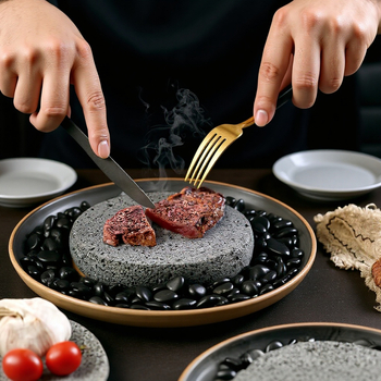 Okrugla keramička tepsija za pečenje s mat površinom, mikrovalna kompatibilna, japanski stil