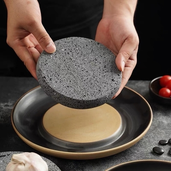 Okrugla keramička tepsija za pečenje s mat površinom, mikrovalna kompatibilna, japanski stil