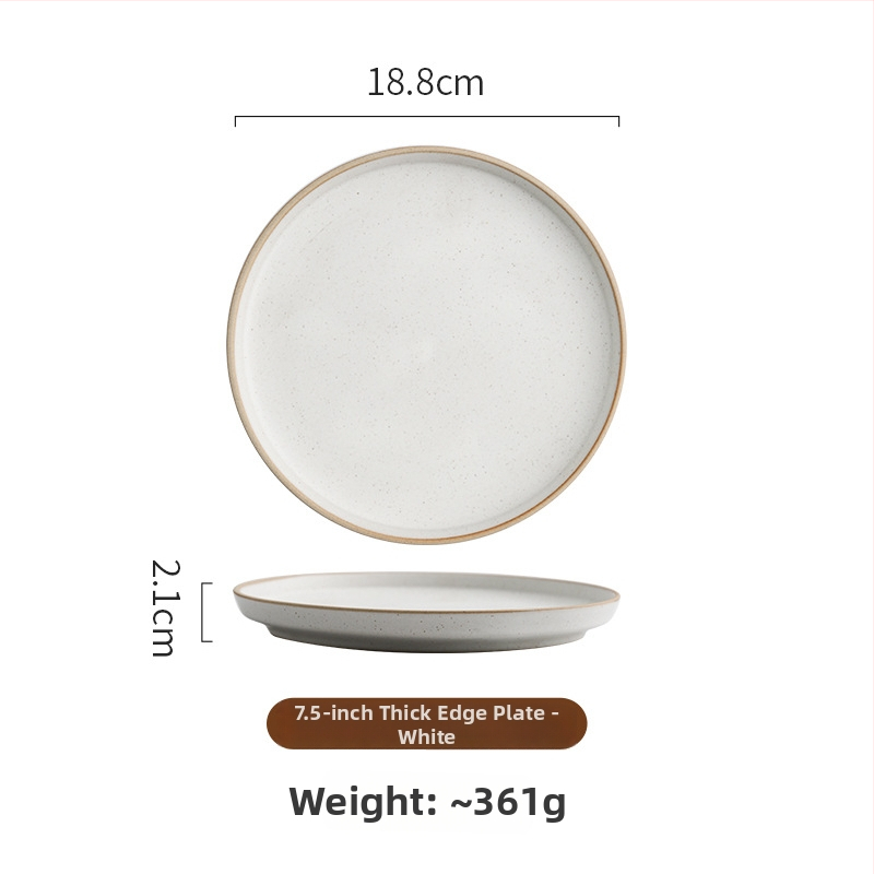 Jaapani stiilis nõudekomplekt koos kaussidega, lusikate, kruuside ja taldrikutega — keraamiline nõude komplekt alglazuurvärviga, retro luksuslik disain, mikrolaineohutu, ümmargune kuju, sobib hotellidele ja restoranidele