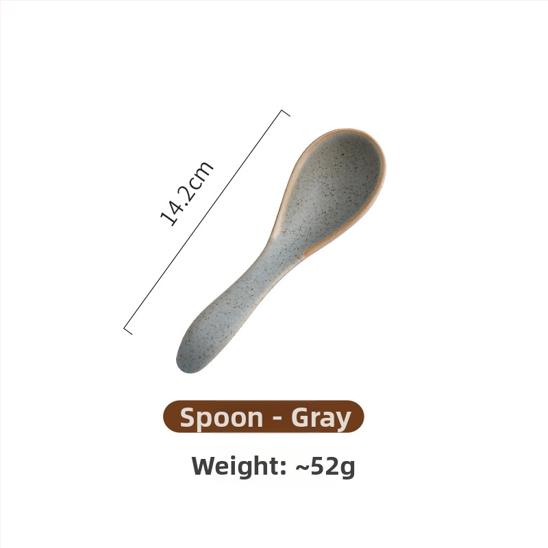 Jaapani stiilis nõudekomplekt koos kaussidega, lusikate, kruuside ja taldrikutega — keraamiline nõude komplekt alglazuurvärviga, retro luksuslik disain, mikrolaineohutu, ümmargune kuju, sobib hotellidele ja restoranidele