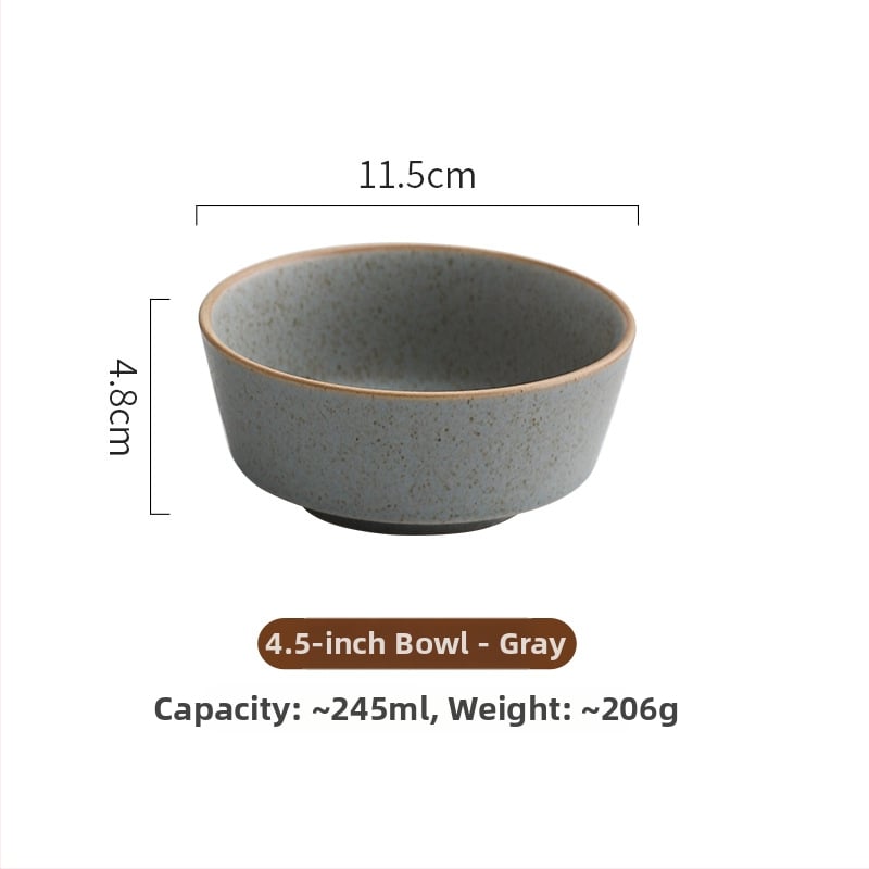 Jaapani stiilis nõudekomplekt koos kaussidega, lusikate, kruuside ja taldrikutega — keraamiline nõude komplekt alglazuurvärviga, retro luksuslik disain, mikrolaineohutu, ümmargune kuju, sobib hotellidele ja restoranidele