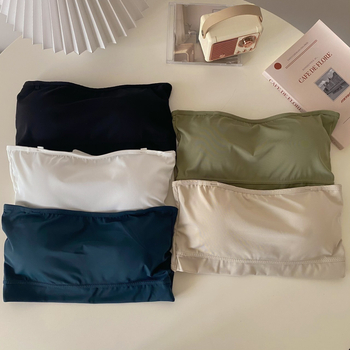 Νάιλον strapless σουτιέν με πλήρεις κάψες, πίσω κούμπωμα, αναπνεύσιμο και άνετο; μορφή καλουπιού: λεπτή πάνω, παχύτερη κάτω