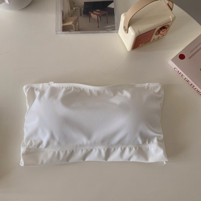 Νάιλον strapless σουτιέν με πλήρεις κάψες, πίσω κούμπωμα, αναπνεύσιμο και άνετο; μορφή καλουπιού: λεπτή πάνω, παχύτερη κάτω