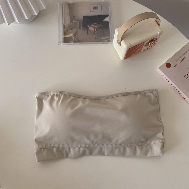 Νάιλον strapless σουτιέν με πλήρεις κάψες, πίσω κούμπωμα, αναπνεύσιμο και άνετο; μορφή καλουπιού: λεπτή πάνω, παχύτερη κάτω