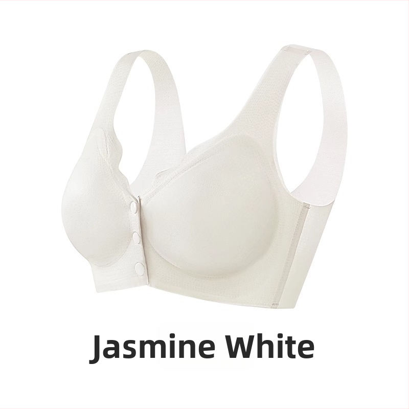 Žindymo liemenėlė — vasaros plonas modelis su kėlimo efektu žindymui po gimdymo; Pagrindinė audinio sudėtis: nailonas; Įdaila: spandex (<30%); Kaušiai: ploni formuoti; Be metalo žiedo; Priekinis užsegimas; Dirželiai: fiksuoti dvigubi