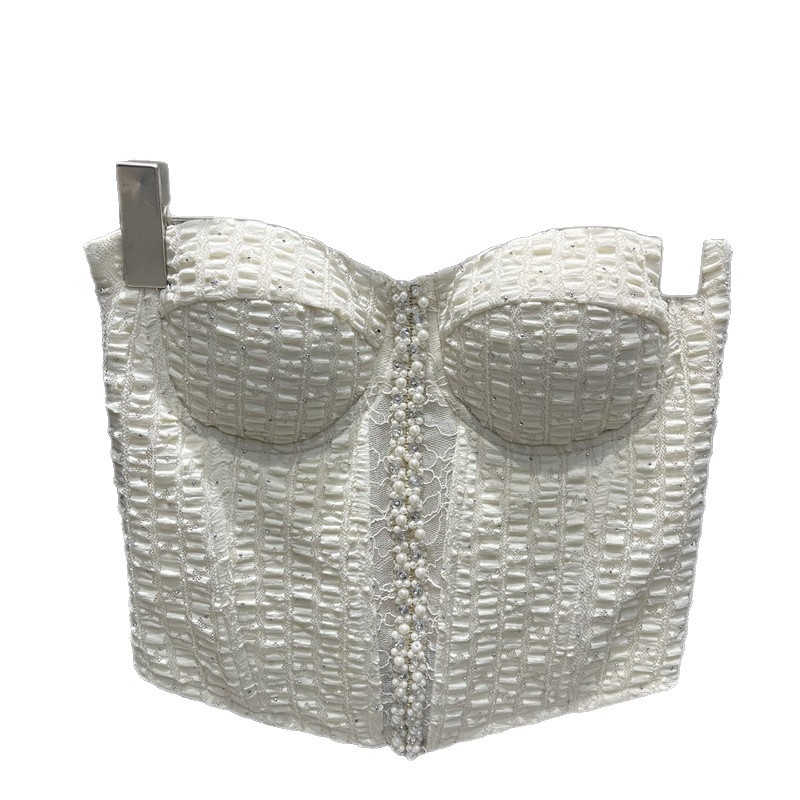 Tube top bez naramenica, uski kroj, mješavina tkanine s 30–50% spandeksa, mikroelastičan za žene