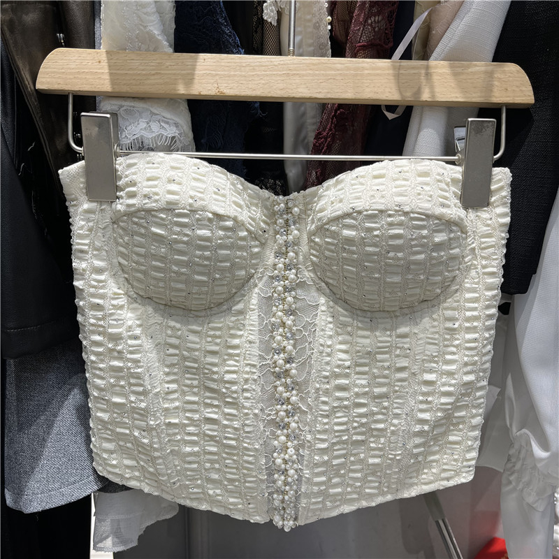 Tube top bez naramenica, uski kroj, mješavina tkanine s 30–50% spandeksa, mikroelastičan za žene