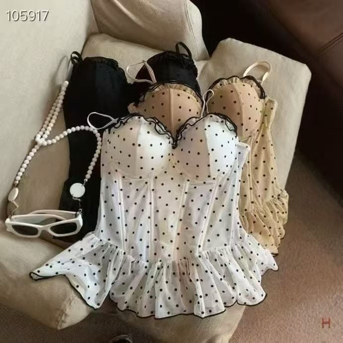 Потник Camisole Sling Sexy V-образно деколте Nylon-Mesh