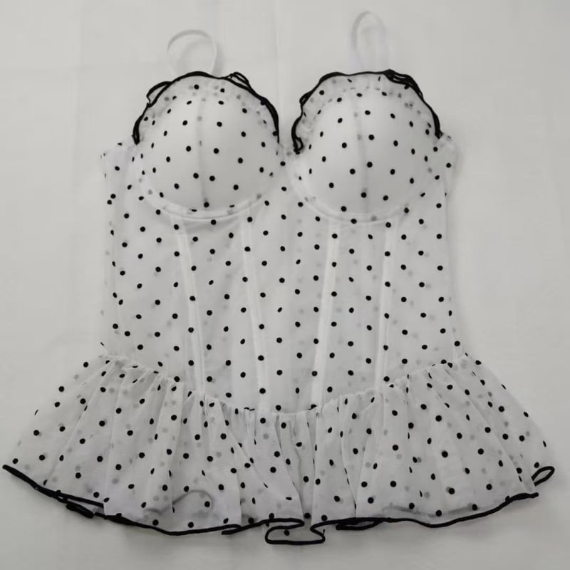 Потник Camisole Sling Sexy V-образно деколте Nylon-Mesh