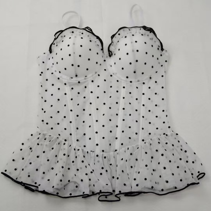 Потник Camisole Sling Sexy V-образно деколте Nylon-Mesh