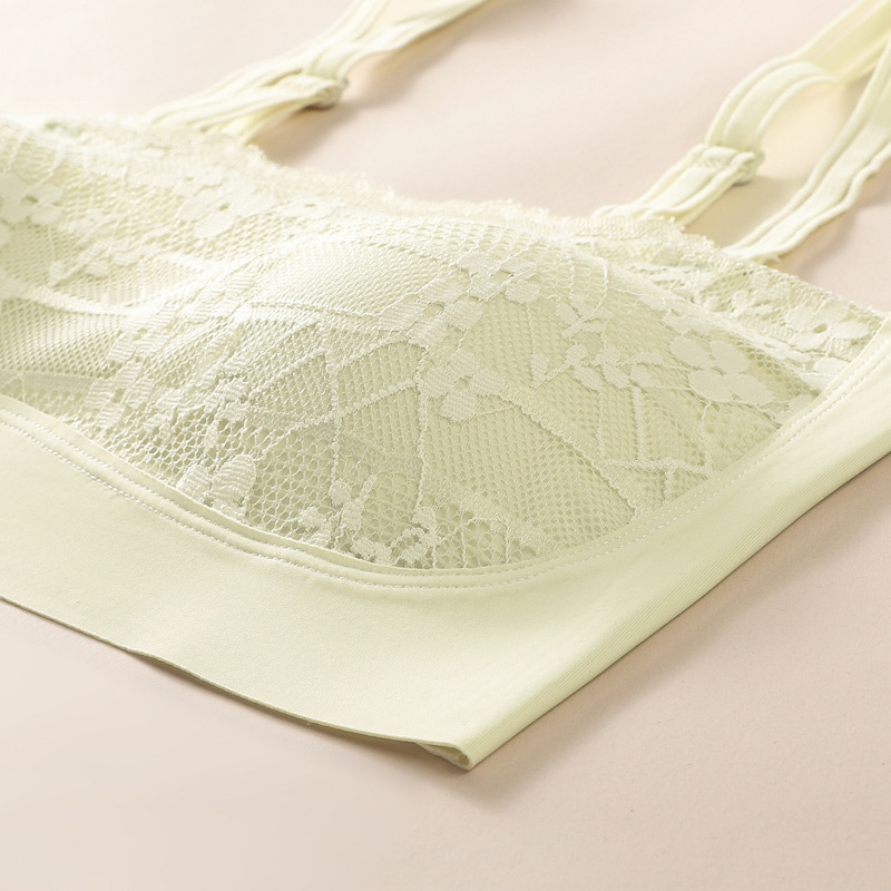 Čipkasti bustier u francuskom stilu s otvorenim leđima, bez naramenica, bez šavova, s odvojivim jastučićima, prozračan, lagan i brzo se suši