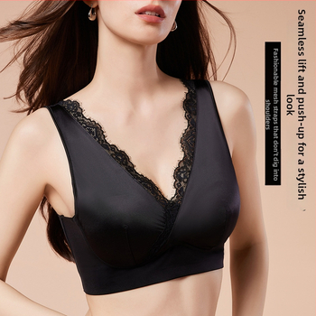 Feierlishi Ice Silk Νάιλον Wrap Top Bandeau - Push-Up, Αναπνεύσιμο, Τρίγωνος Κύπελλο