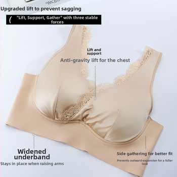 Feierlishi Ice Silk Νάιλον Wrap Top Bandeau - Push-Up, Αναπνεύσιμο, Τρίγωνος Κύπελλο