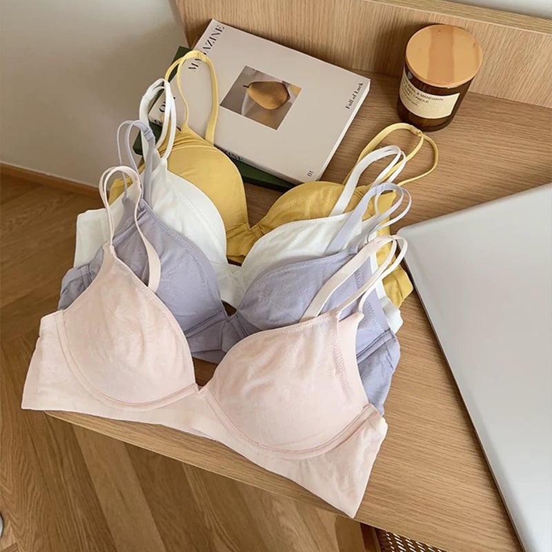 Čipkasti push-up grudnjak s košarom 3/4, prozračan, bez žice, stražnje dvostruko kopčanje HXW5001