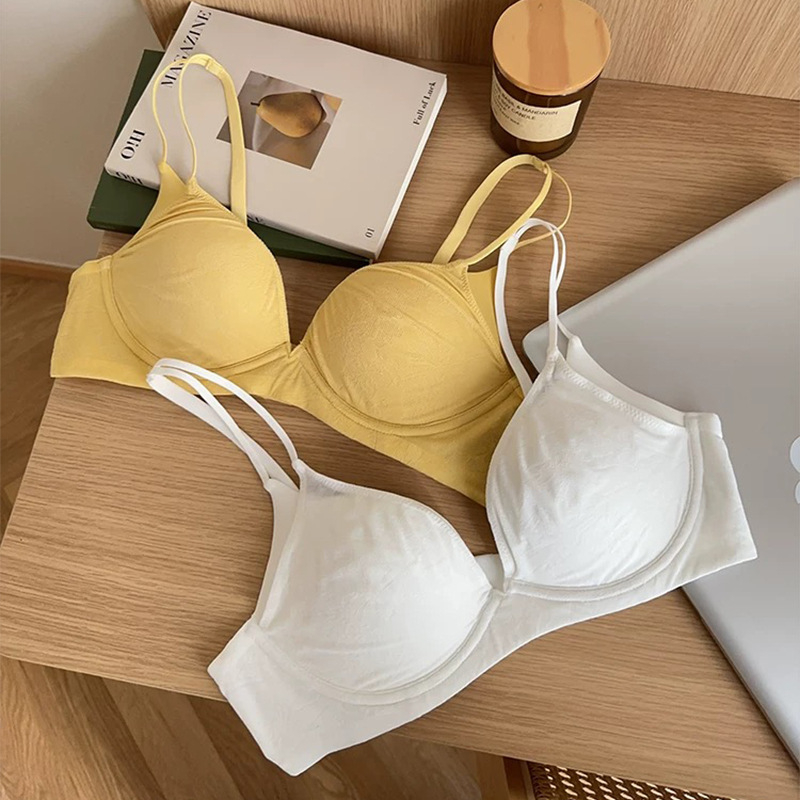 Čipkasti push-up grudnjak s košarom 3/4, prozračan, bez žice, stražnje dvostruko kopčanje HXW5001