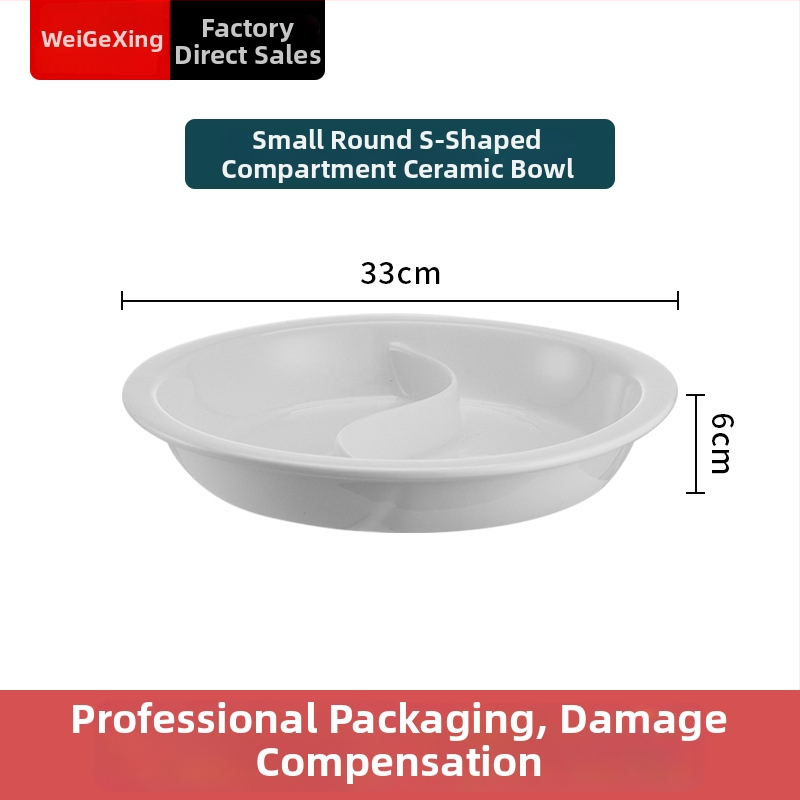 Keraamiline buffee sisemine konteiner soojuse säilitamiseks, ristkülikukujulise toidunõu ja ümmarguse keramikplaadiga, Jiaojiexing kaubamärk, hotellidele ja restoranidele