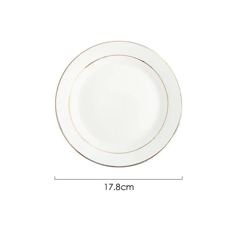 Keramička okrugla ploča za jelo, nordičkog stila, jednobojna, ručno oslikana površina; mikrovalna pećnica dopuštena; promjeri 12–12.9 cm, 14–14.9 cm, 15–15.9 cm, 17–17.9 cm