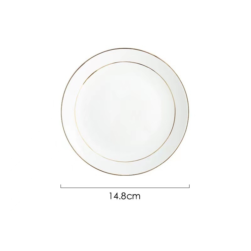 Keramička okrugla ploča za jelo, nordičkog stila, jednobojna, ručno oslikana površina; mikrovalna pećnica dopuštena; promjeri 12–12.9 cm, 14–14.9 cm, 15–15.9 cm, 17–17.9 cm