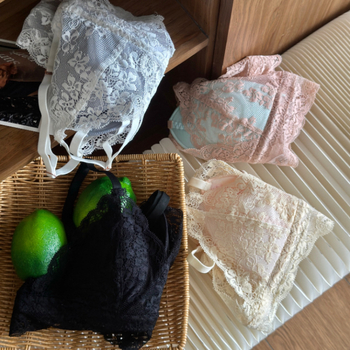 Beidisi Δαντελένιο σουτιέν χωρίς μεταλλικά εξαρτήματα, 3/4 κάλλυμμα, Ultra‑Thin Molded Cups, Αποσπώμενες Διπλές Τιράντες, Δαντέλα με βαμβακερή επένδυση (3/4 κάλλυμμα, ultra-thin molded cups, χωρίς μεταλλικά εξαρτήματα, αποσπώμενες διπλές τιράντες, βαμβακερ