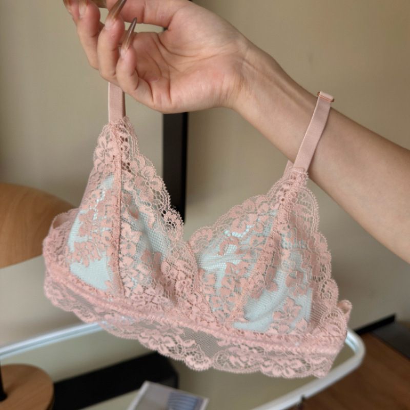 Beidisi Δαντελένιο σουτιέν χωρίς μεταλλικά εξαρτήματα, 3/4 κάλλυμμα, Ultra‑Thin Molded Cups, Αποσπώμενες Διπλές Τιράντες, Δαντέλα με βαμβακερή επένδυση (3/4 κάλλυμμα, ultra-thin molded cups, χωρίς μεταλλικά εξαρτήματα, αποσπώμενες διπλές τιράντες, βαμβακερ