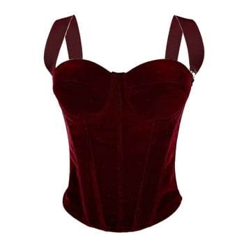 Shapewear camisole, Gothic στυλ, στενή γραμμή, ultra-short μήκος (≤40 cm), γεωμετρικό μοτίβο