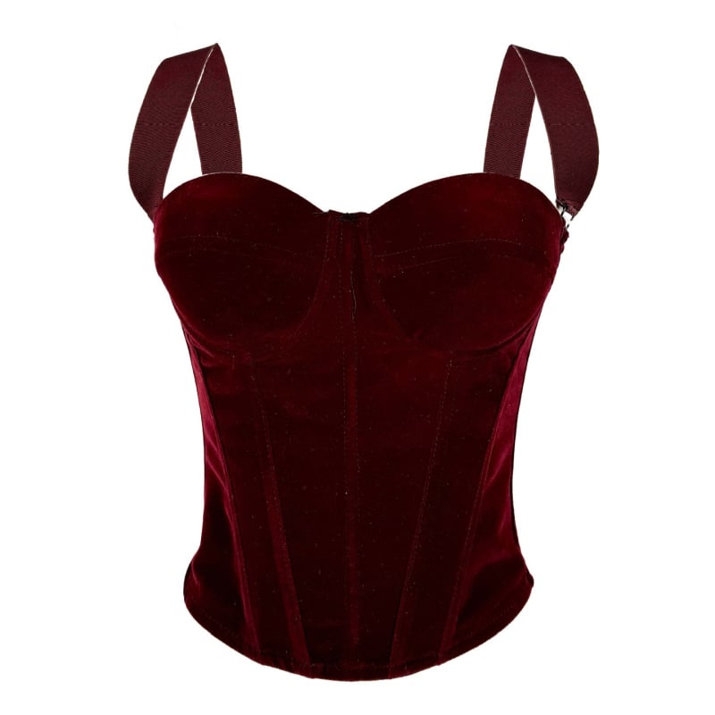 Shapewear camisole, Gothic στυλ, στενή γραμμή, ultra-short μήκος (≤40 cm), γεωμετρικό μοτίβο