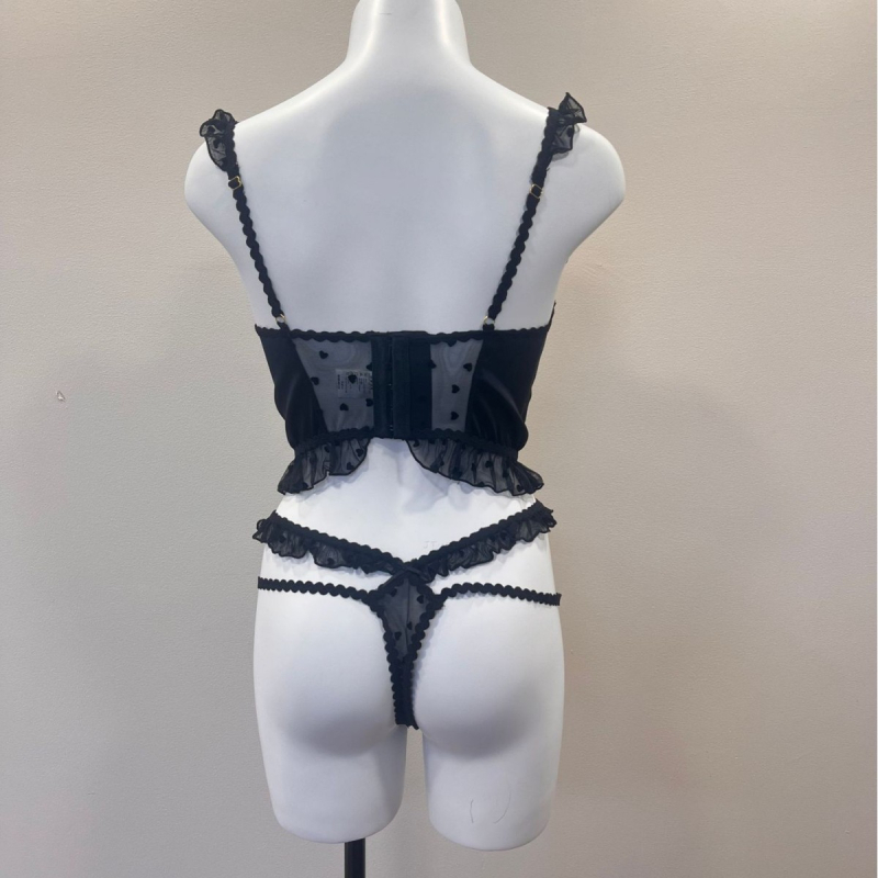 Kindness francuski stil čipkasti fishbone camisole sa stražnjim kopčanjem — ljetni set za žene, grudnjak i donje rublje
